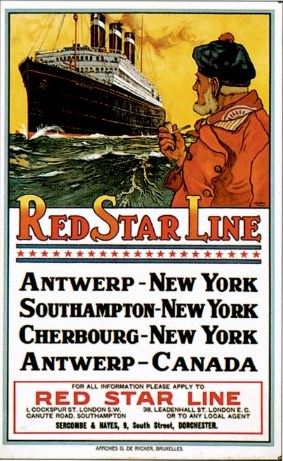 Red star poster